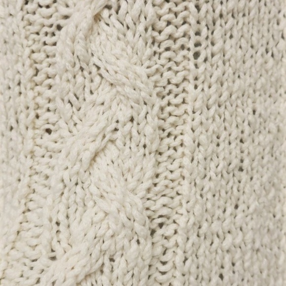 Rachel Zoe Sweater Micah Ivory Cable Knit - Picture 3 of 8